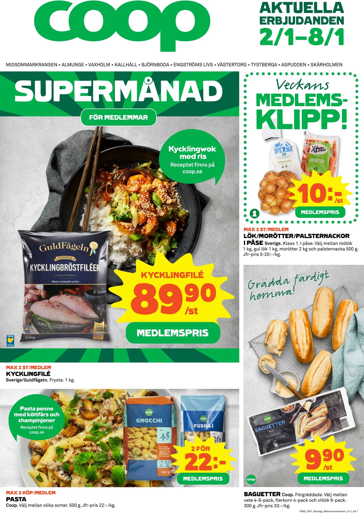 Erbjudanden Coop 02.01.2023 - 08.01.2023