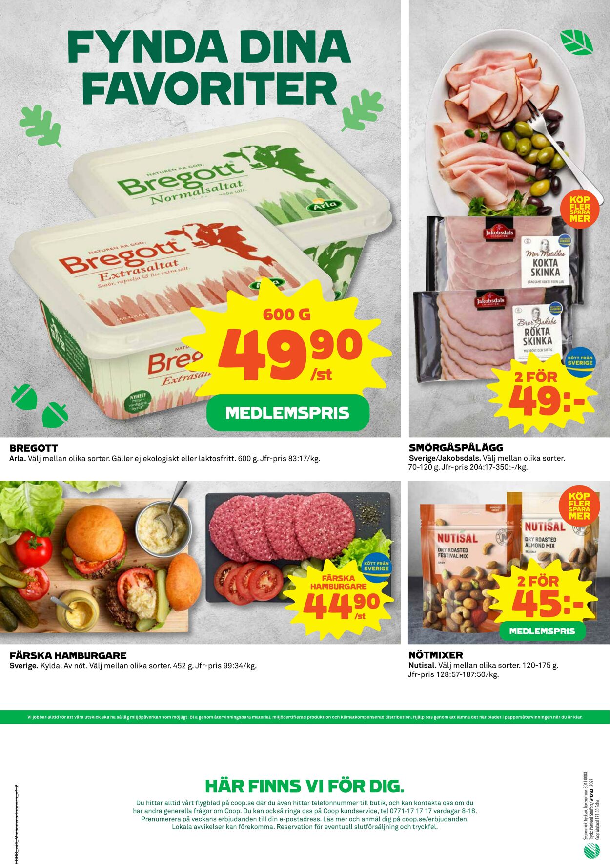 Erbjudanden Coop 03.10.2022 - 09.10.2022