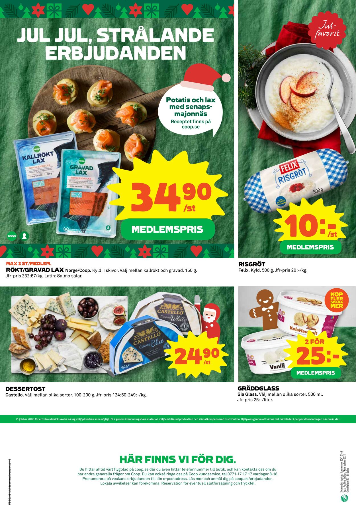 Erbjudanden Coop 19.12.2022 - 25.12.2022