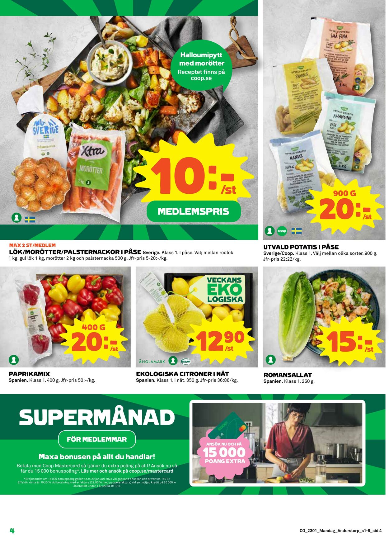 Erbjudanden Coop 02.01.2023 - 08.01.2023