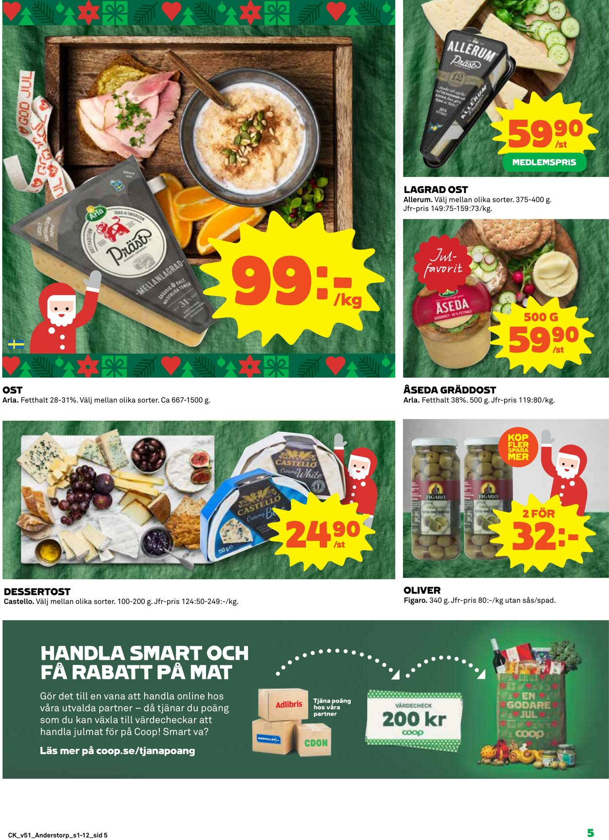 Erbjudanden Coop 19.12.2022 - 25.12.2022