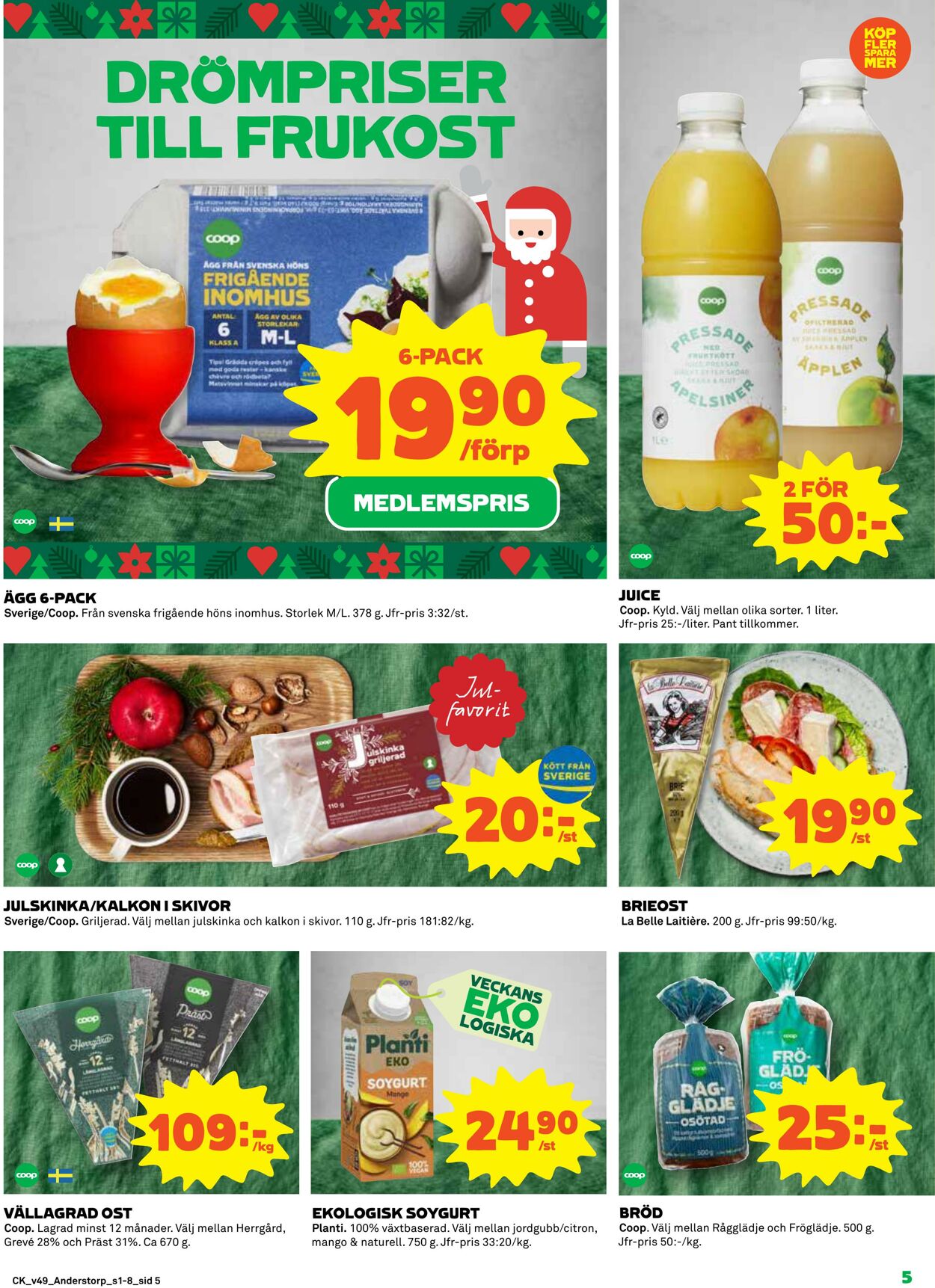 Erbjudanden Coop 05.12.2022 - 11.12.2022