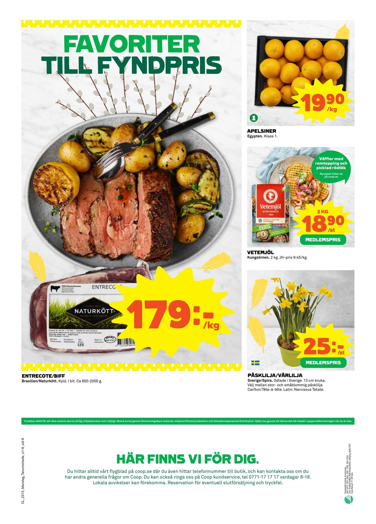 Erbjudanden Coop 27.03.2023 - 02.04.2023