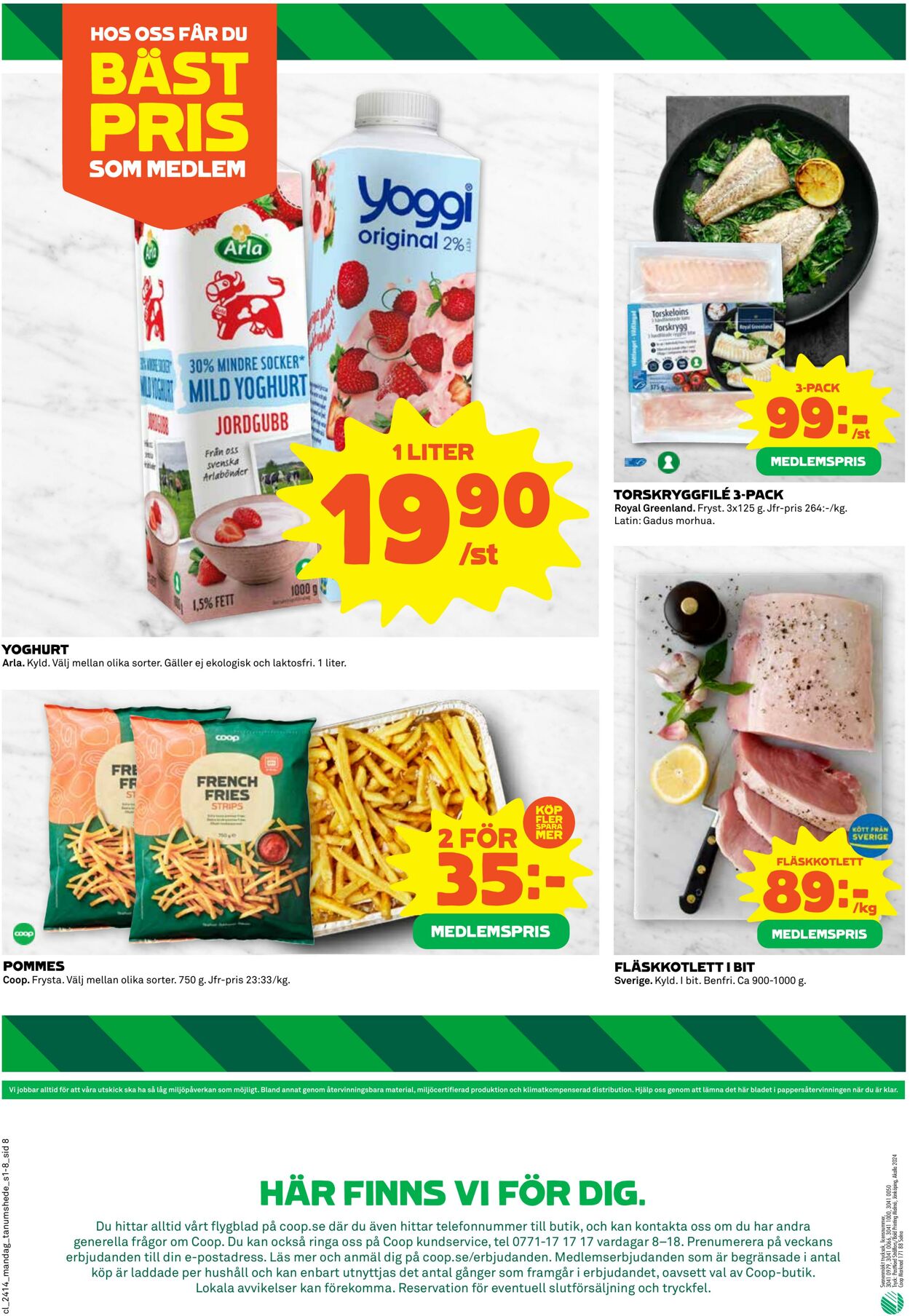 Erbjudanden Coop 01.04.2024 - 07.04.2024