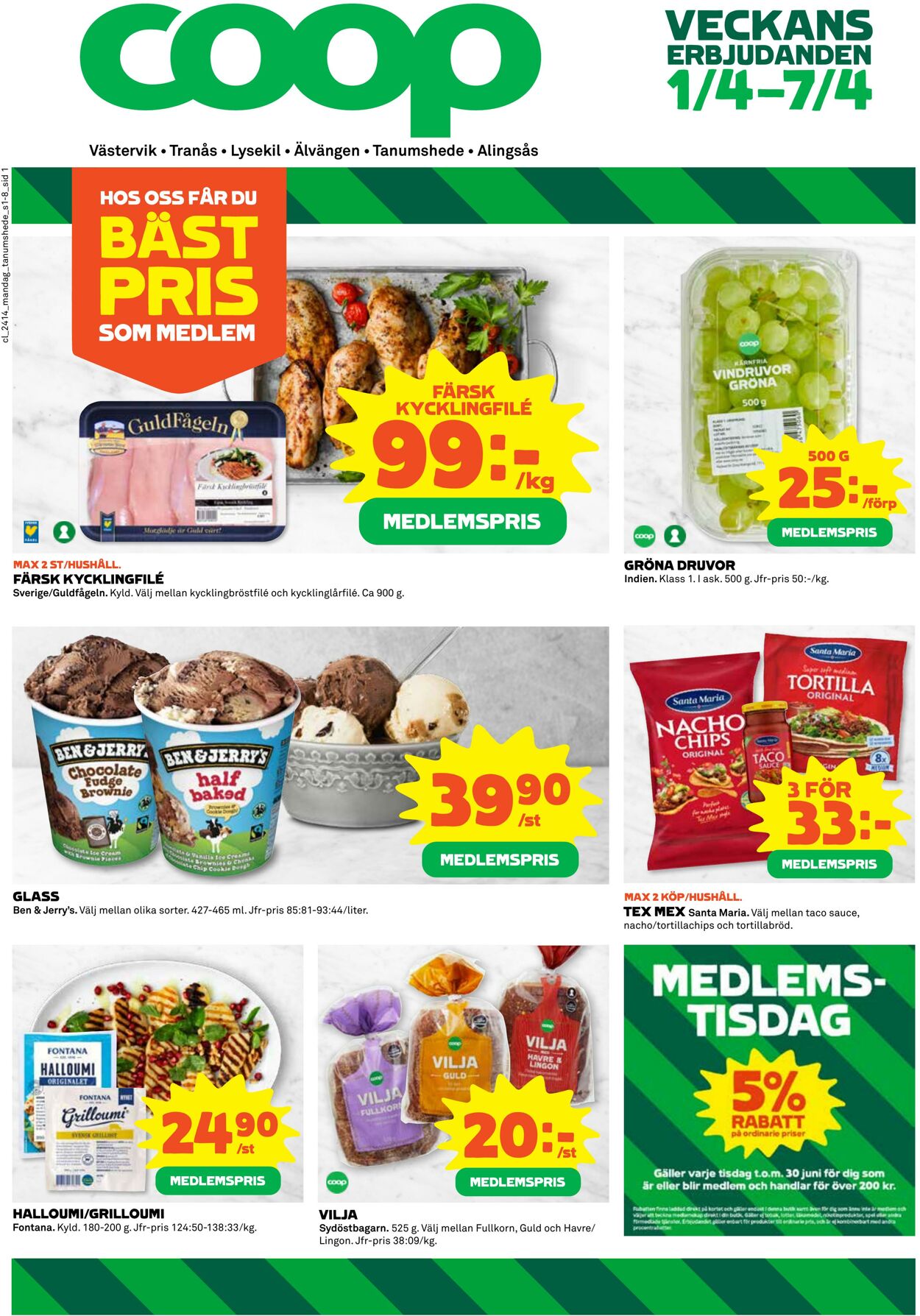 Erbjudanden Coop 01.04.2024 - 07.04.2024