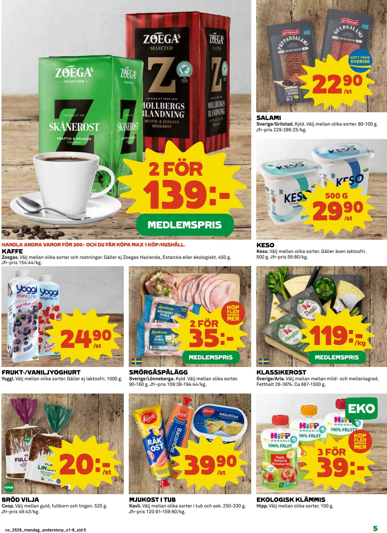 Erbjudanden Coop 23.06.2025 - 29.06.2025