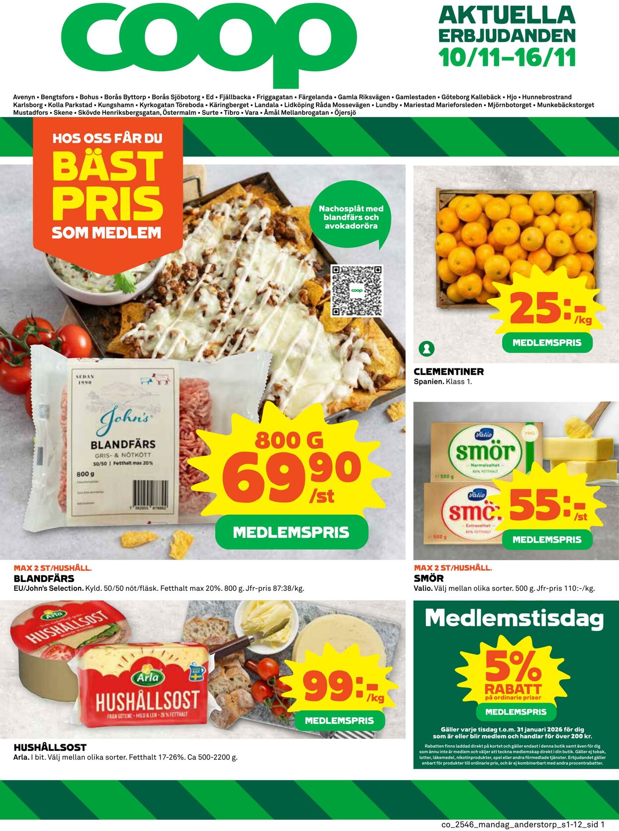 Erbjudanden Coop 10.11.2025 - 16.11.2025