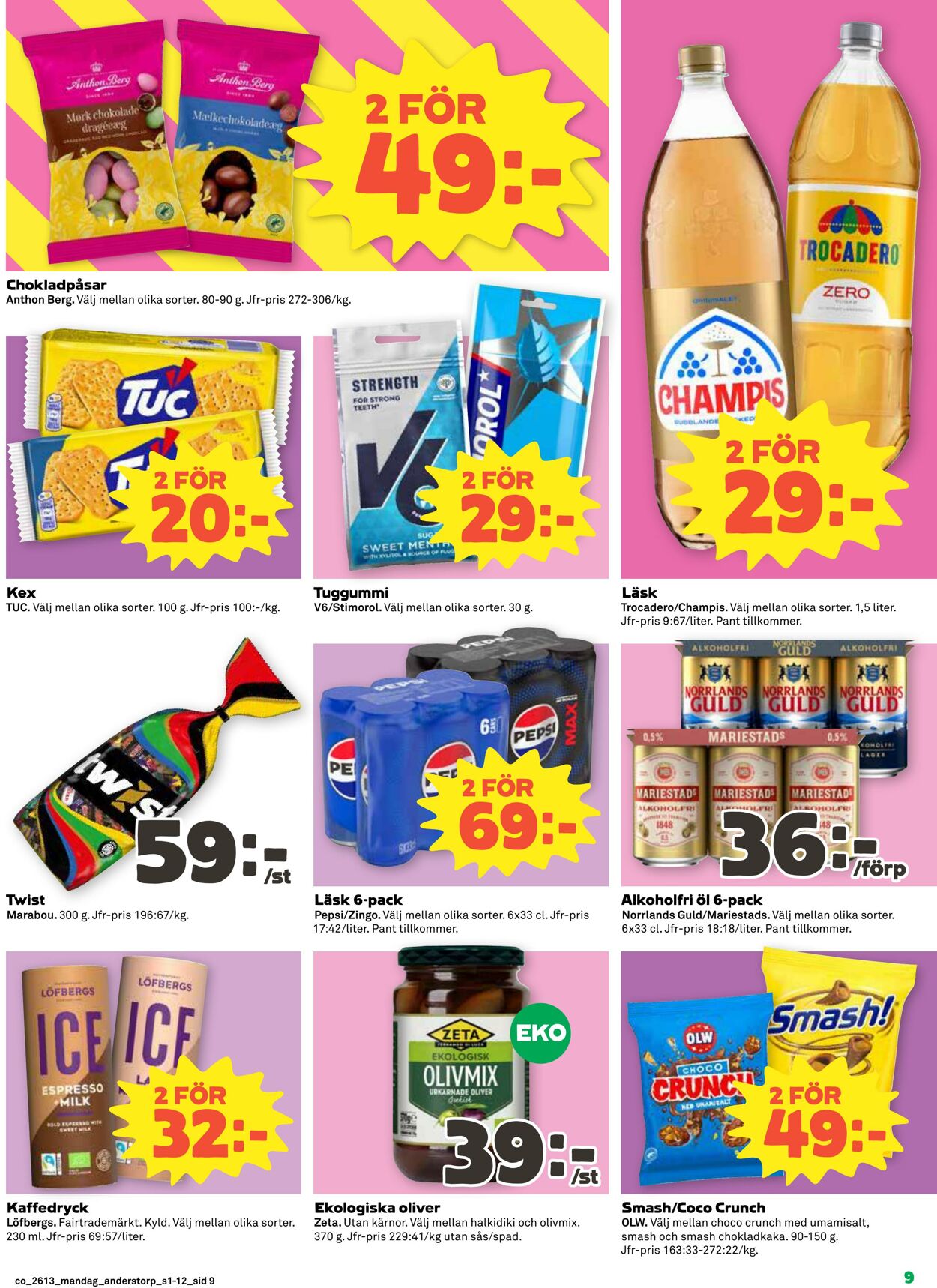 Erbjudanden Coop 23.03.2026 - 29.03.2026