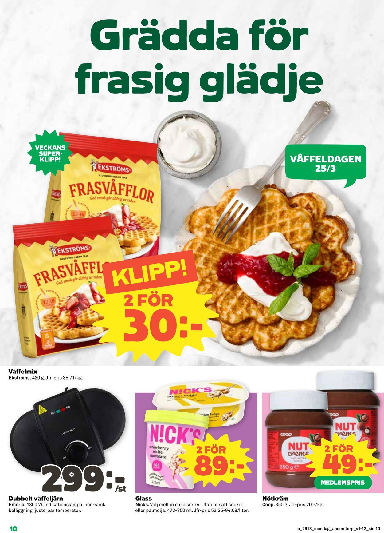 Erbjudanden Coop 23.03.2026 - 29.03.2026