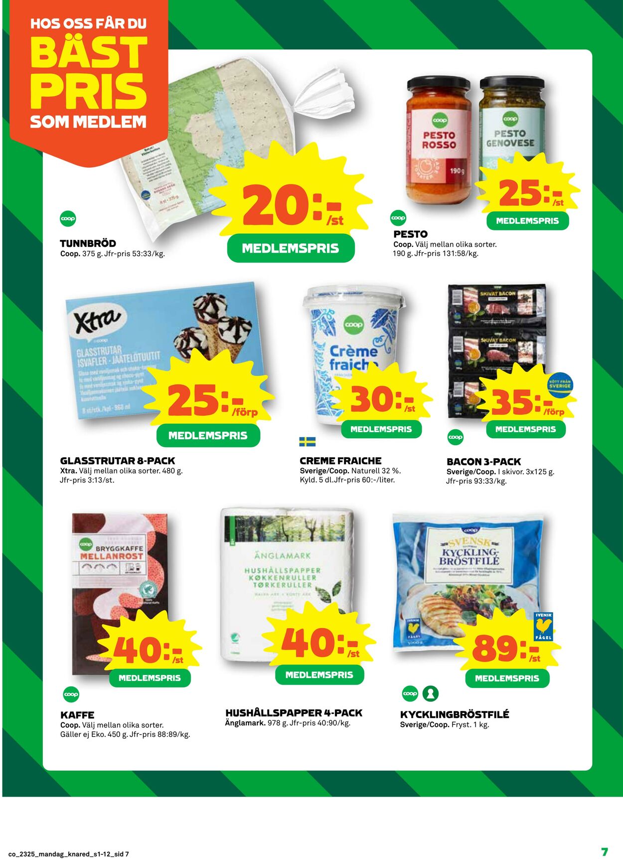 Erbjudanden Coop 19.06.2023 - 25.06.2023