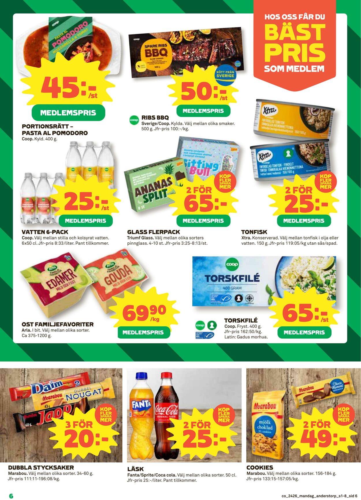 Erbjudanden Coop 24.06.2024 - 30.06.2024