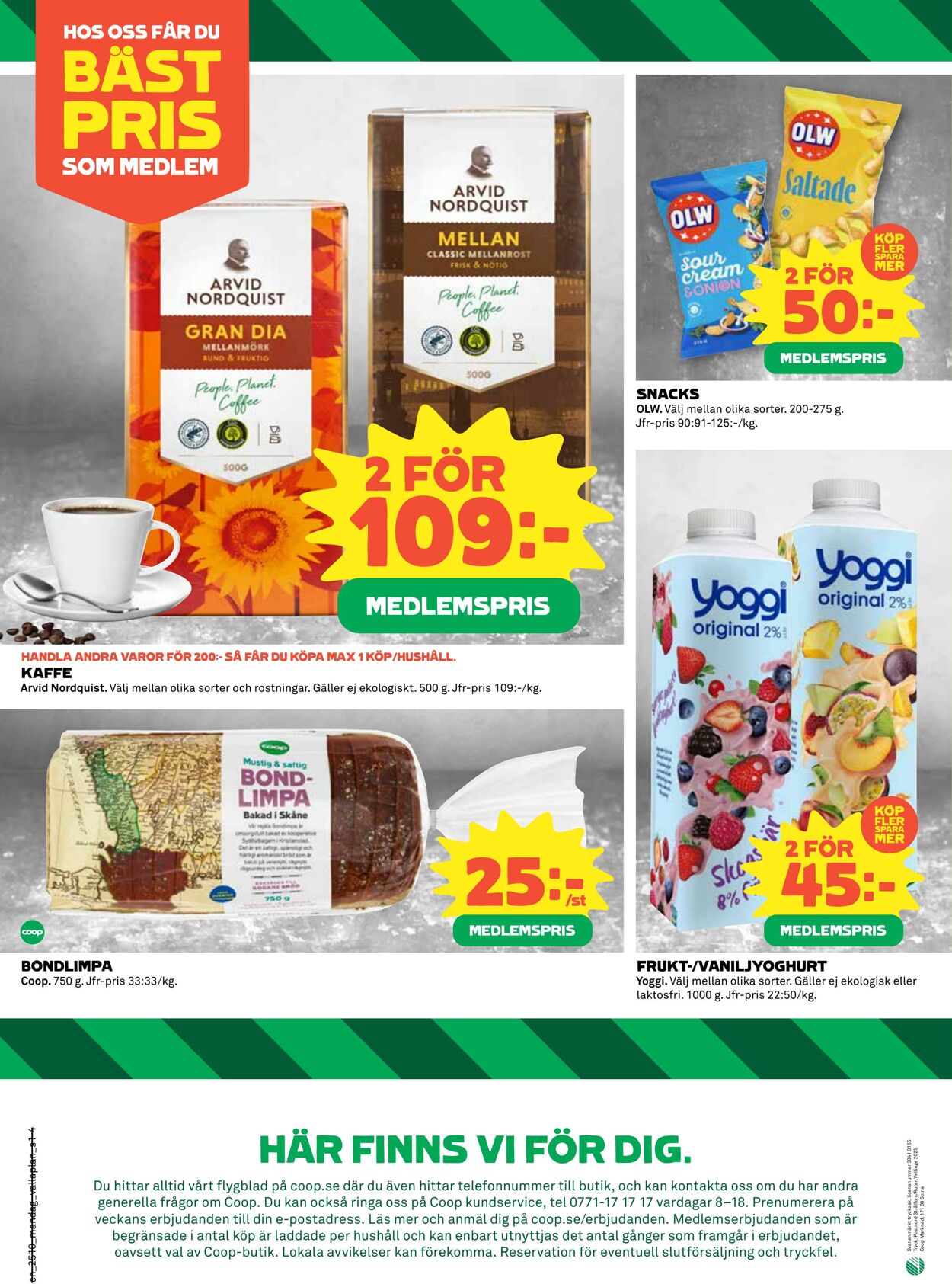 Erbjudanden Coop 03.03.2025 - 09.03.2025