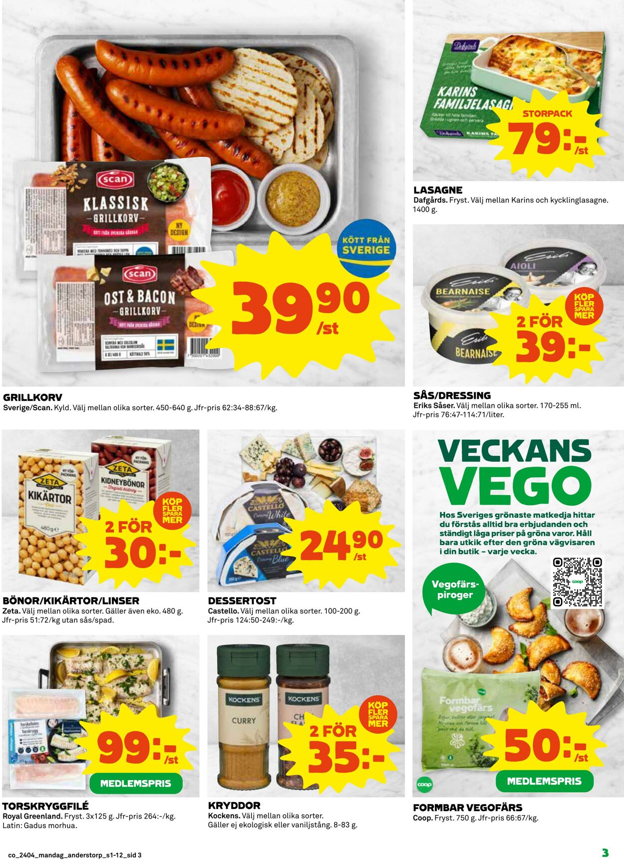 Erbjudanden Coop 22.01.2024 - 28.01.2024