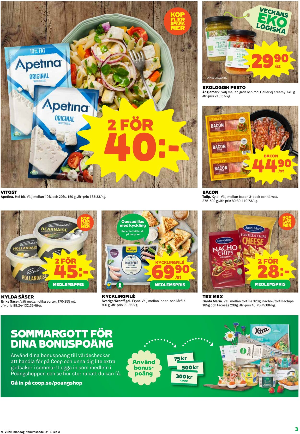 Erbjudanden Coop 17.07.2023 - 23.07.2023