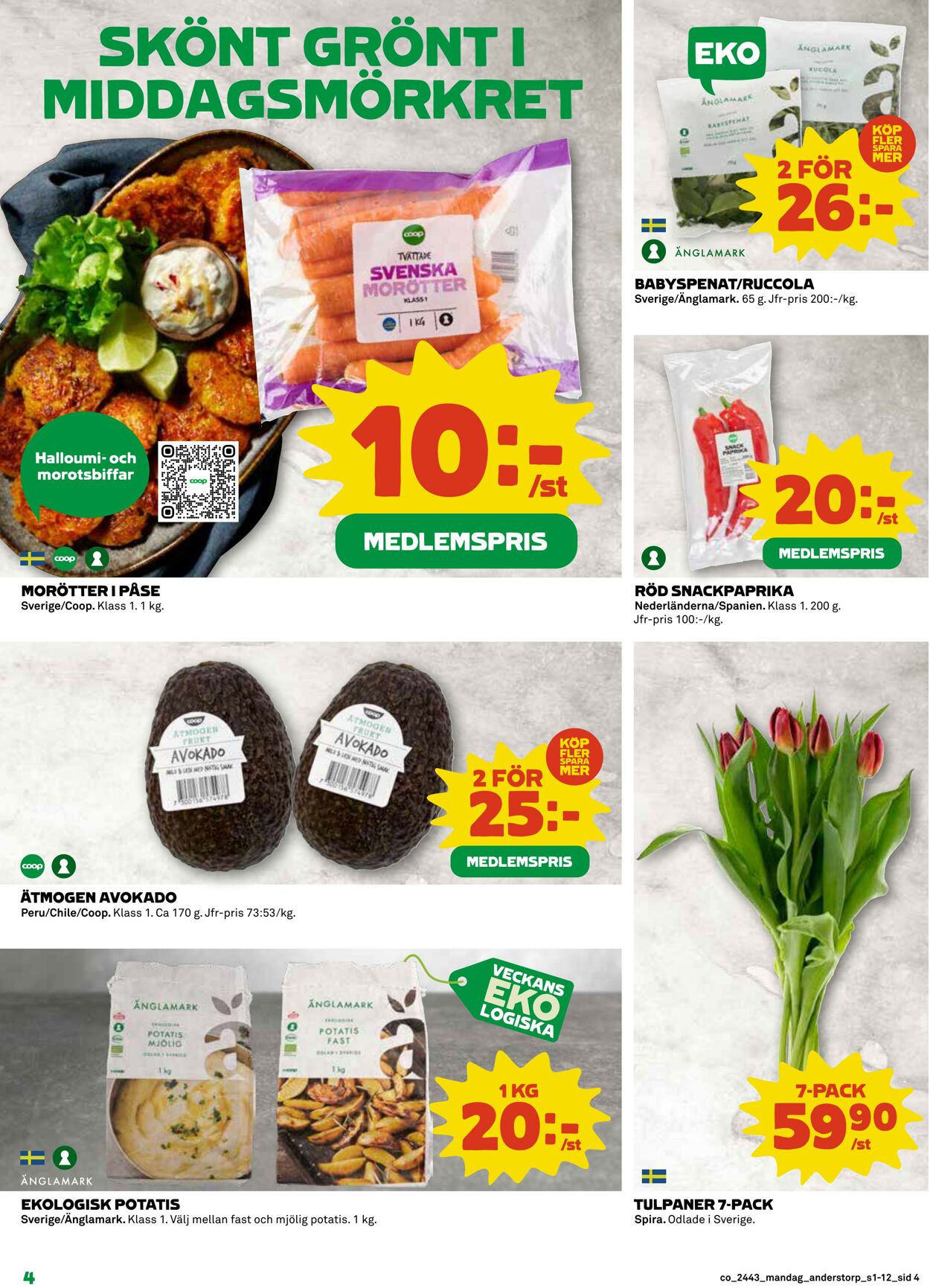 Erbjudanden Coop 21.10.2024 - 27.10.2024