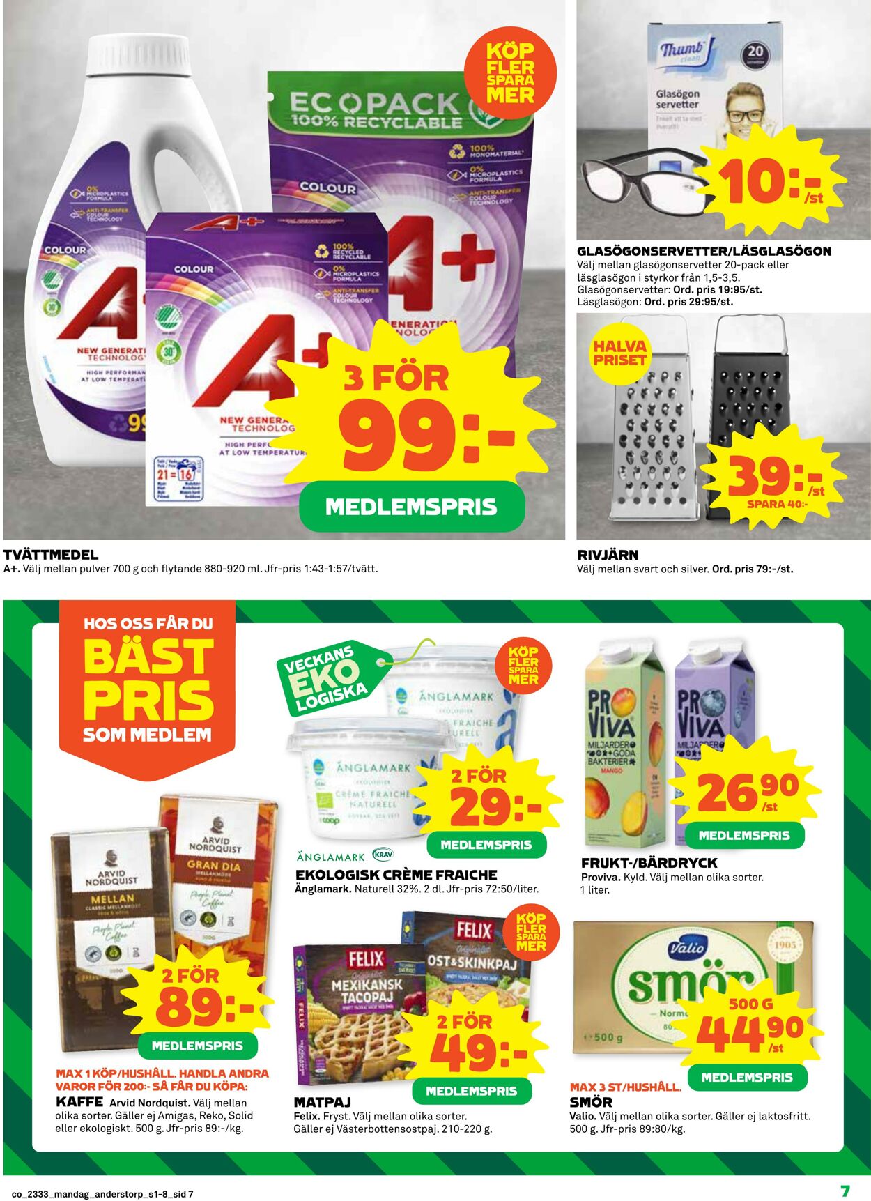 Erbjudanden Coop 14.08.2023 - 20.08.2023