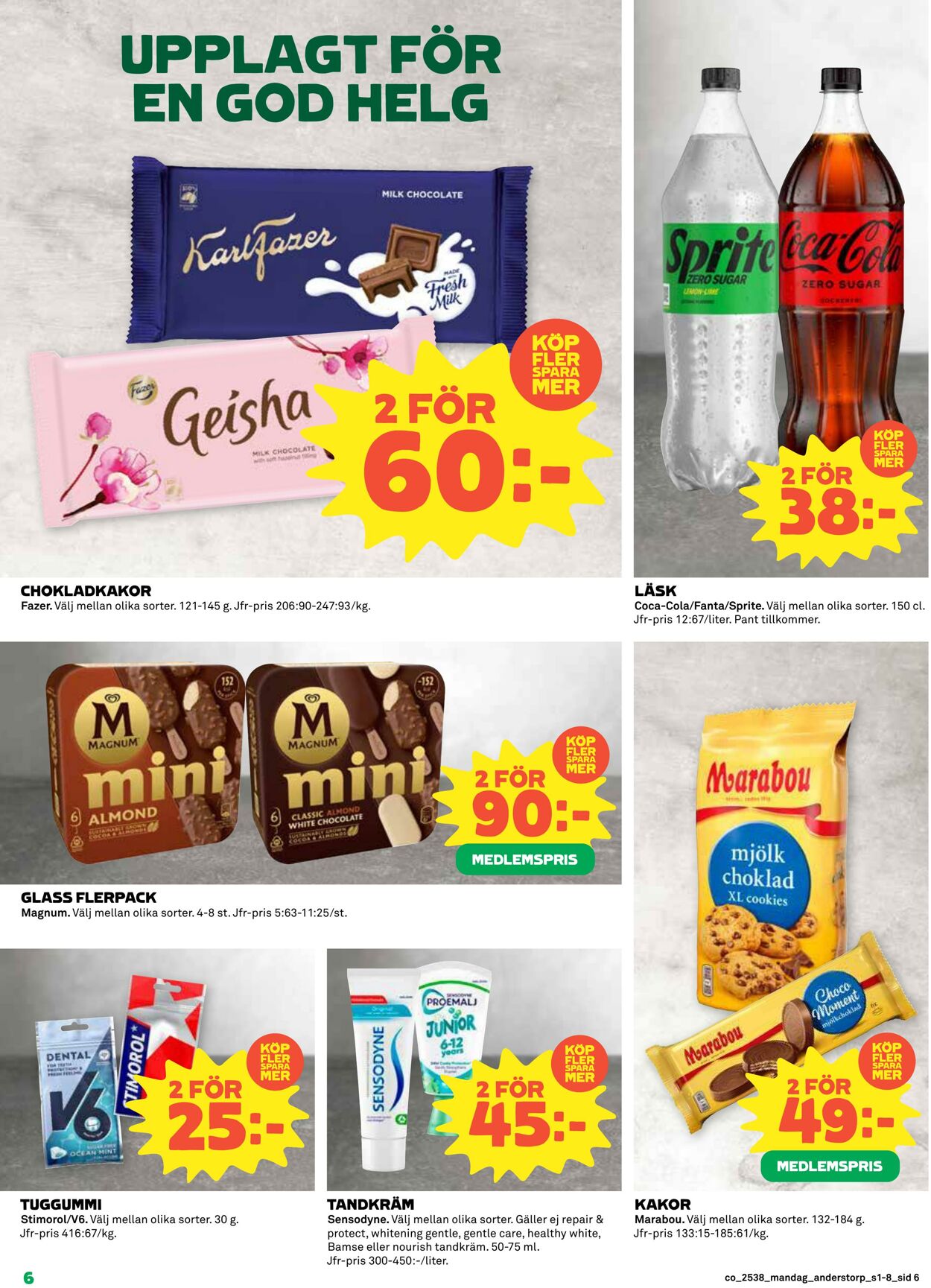 Erbjudanden Coop 15.09.2025 - 21.09.2025