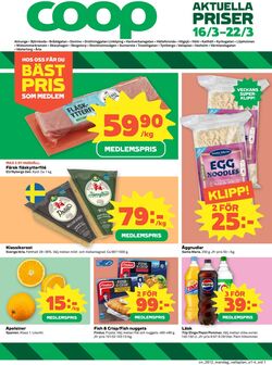 Erbjudanden Coop 16.03.2026 - 22.03.2026