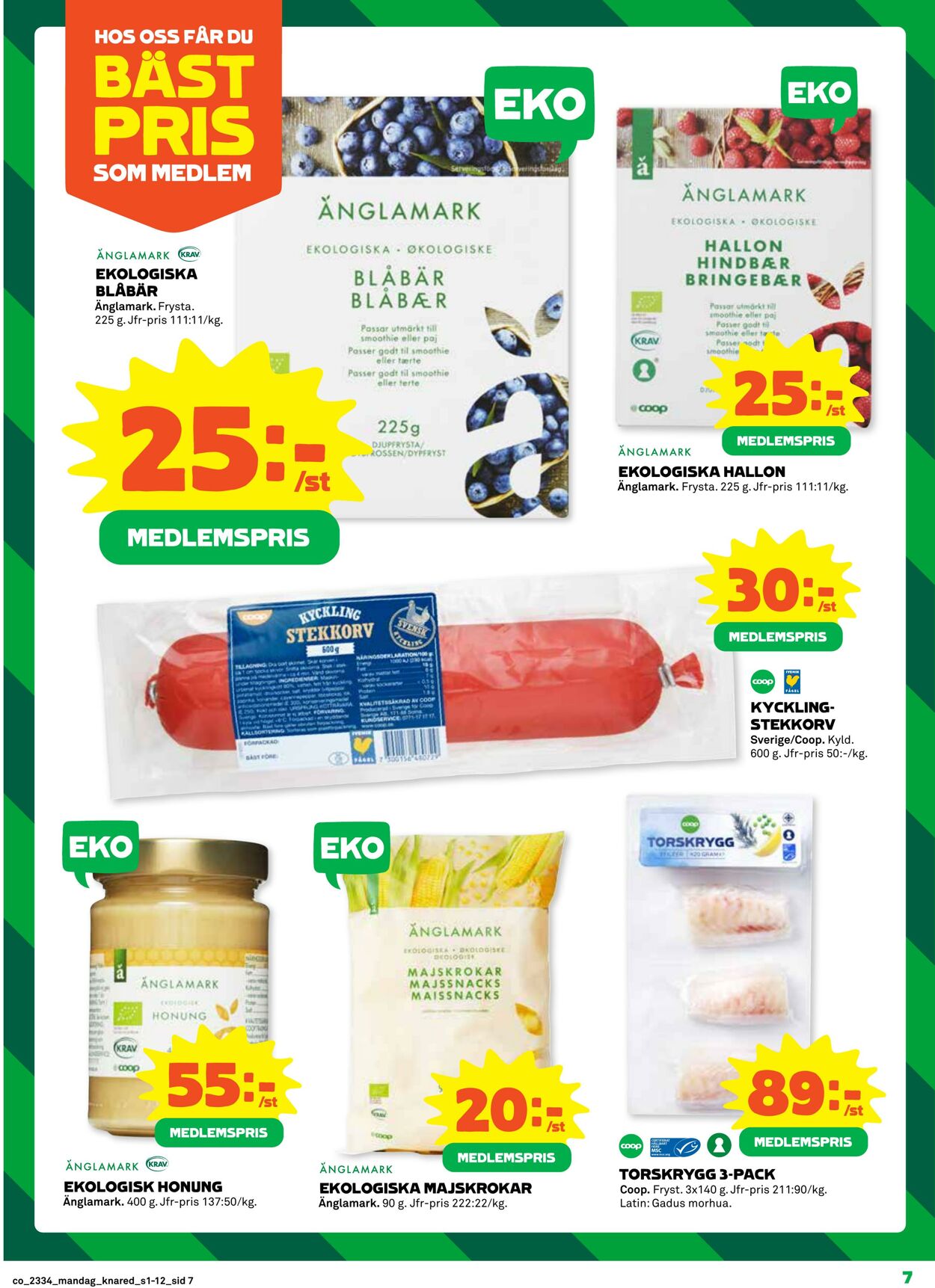 Erbjudanden Coop 21.08.2023 - 27.08.2023