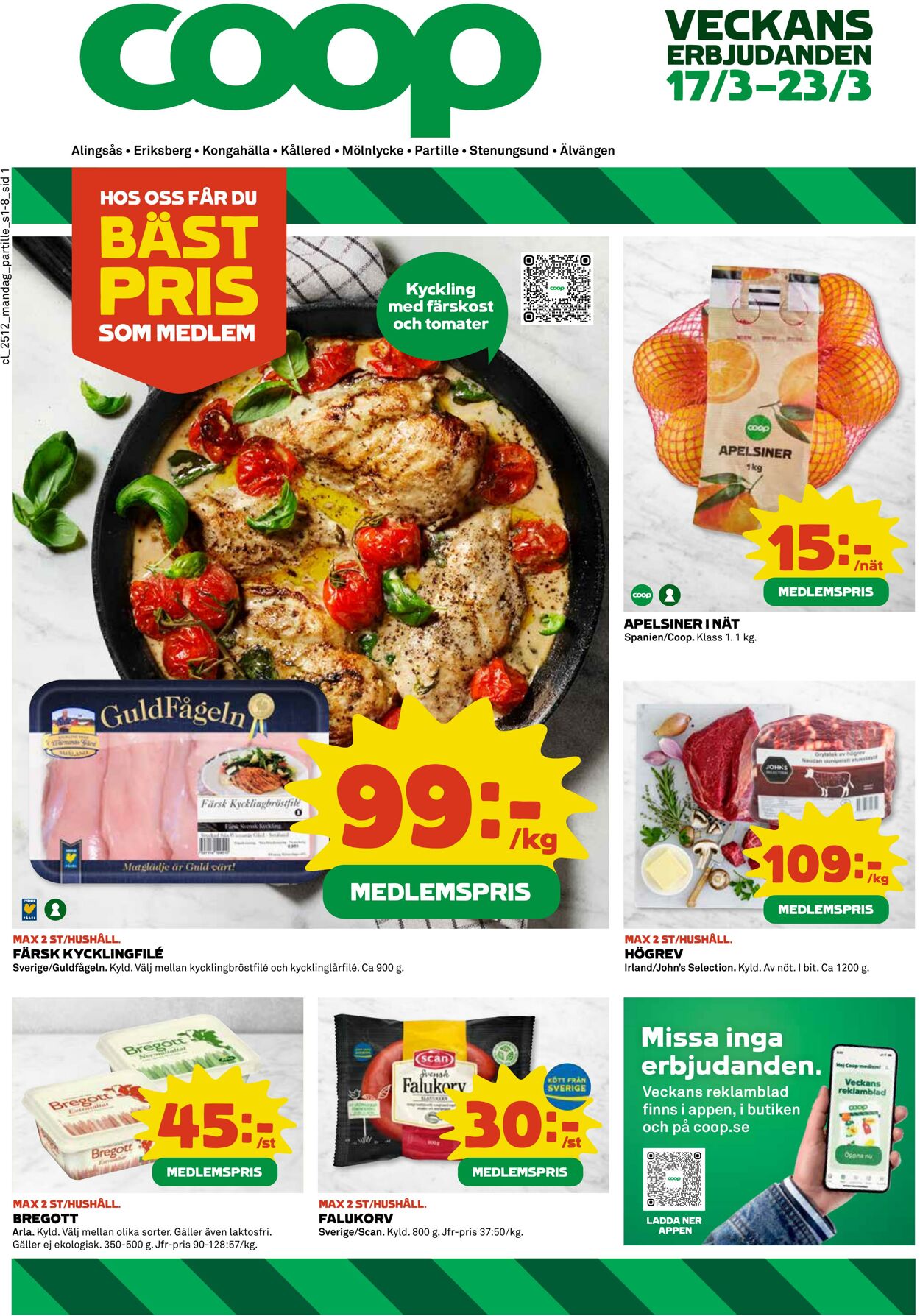 Erbjudanden Coop 17.03.2025 - 23.03.2025