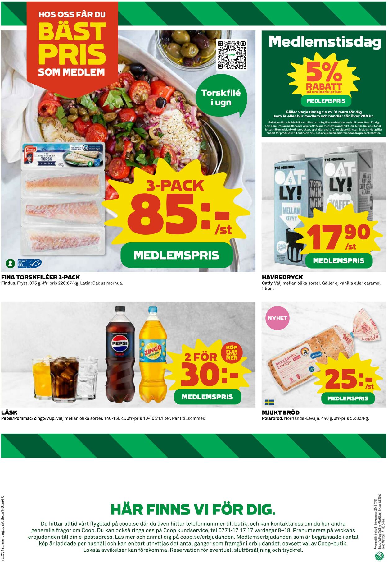 Erbjudanden Coop 17.03.2025 - 23.03.2025