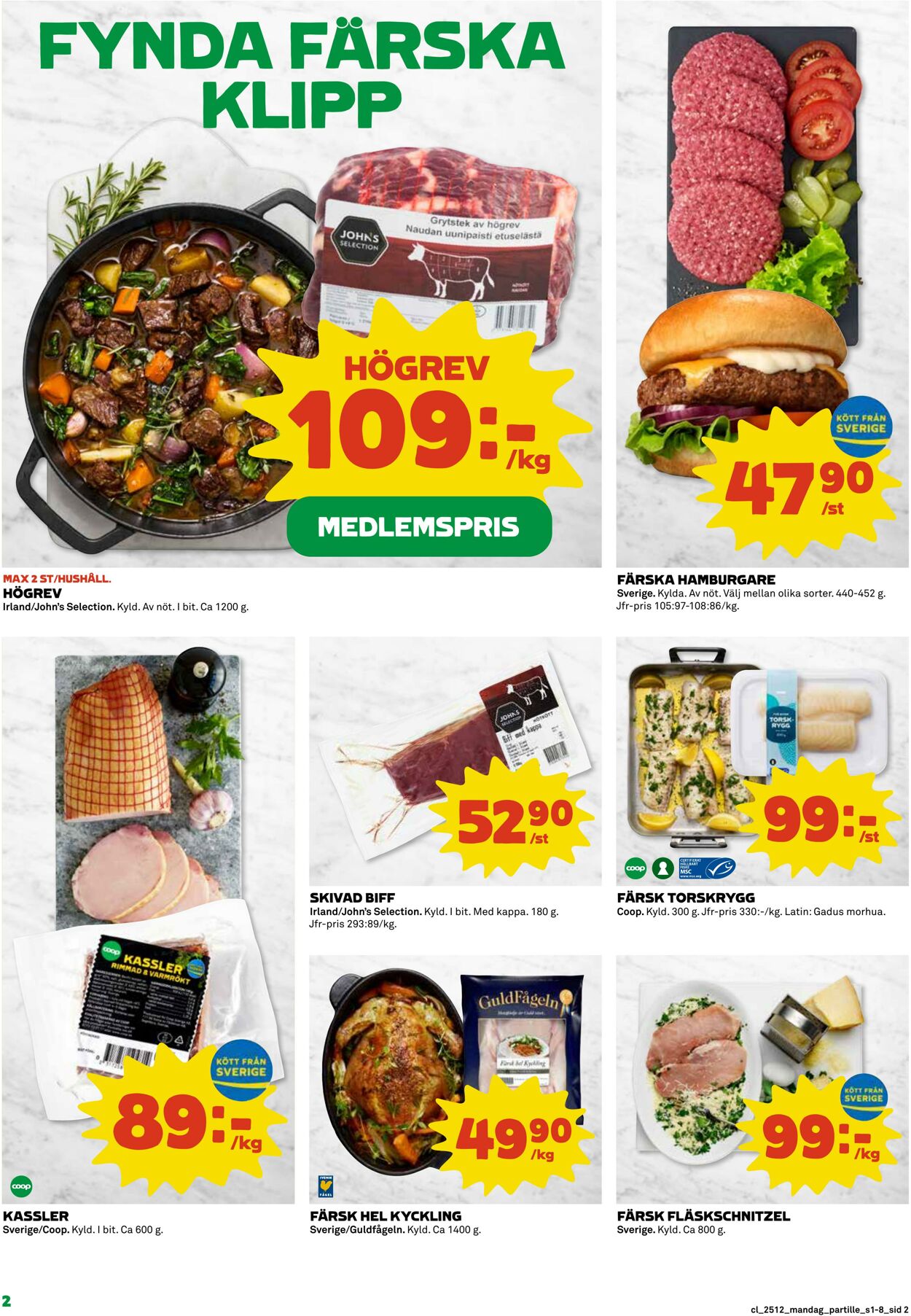 Erbjudanden Coop 17.03.2025 - 23.03.2025