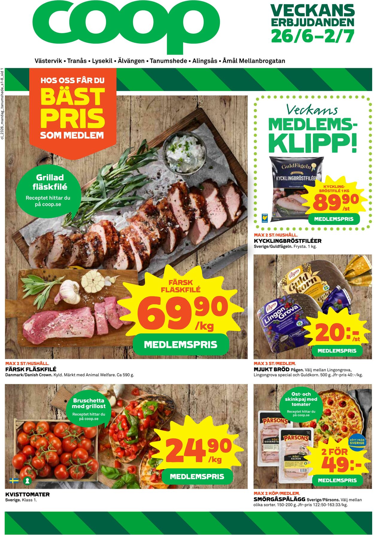 Erbjudanden Coop 26.06.2023 - 02.07.2023