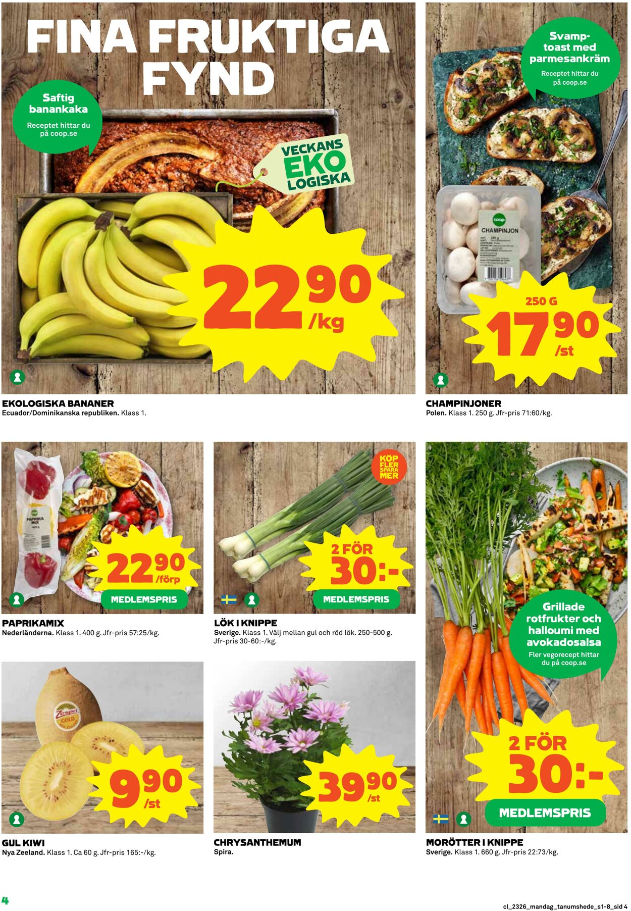 Erbjudanden Coop 26.06.2023 - 02.07.2023