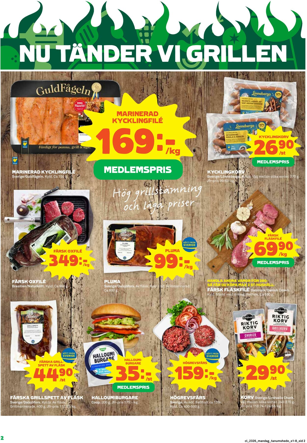 Erbjudanden Coop 26.06.2023 - 02.07.2023