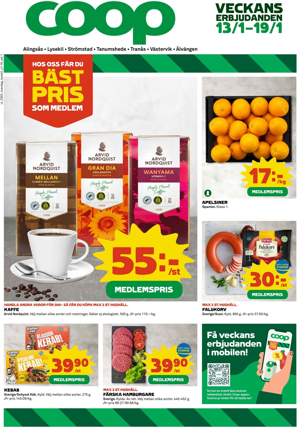 Erbjudanden Coop 13.01.2025 - 19.01.2025