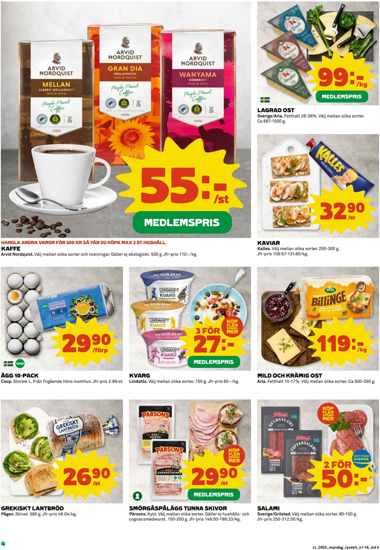 Erbjudanden Coop 13.01.2025 - 19.01.2025