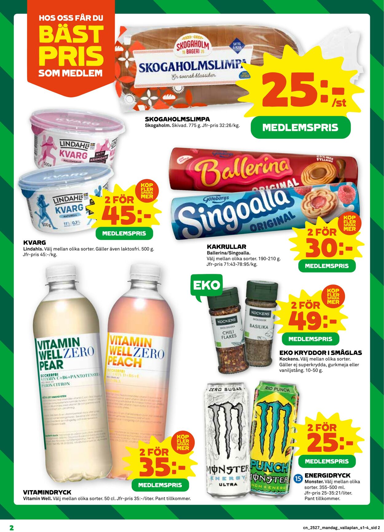 Erbjudanden Coop 30.06.2025 - 06.07.2025
