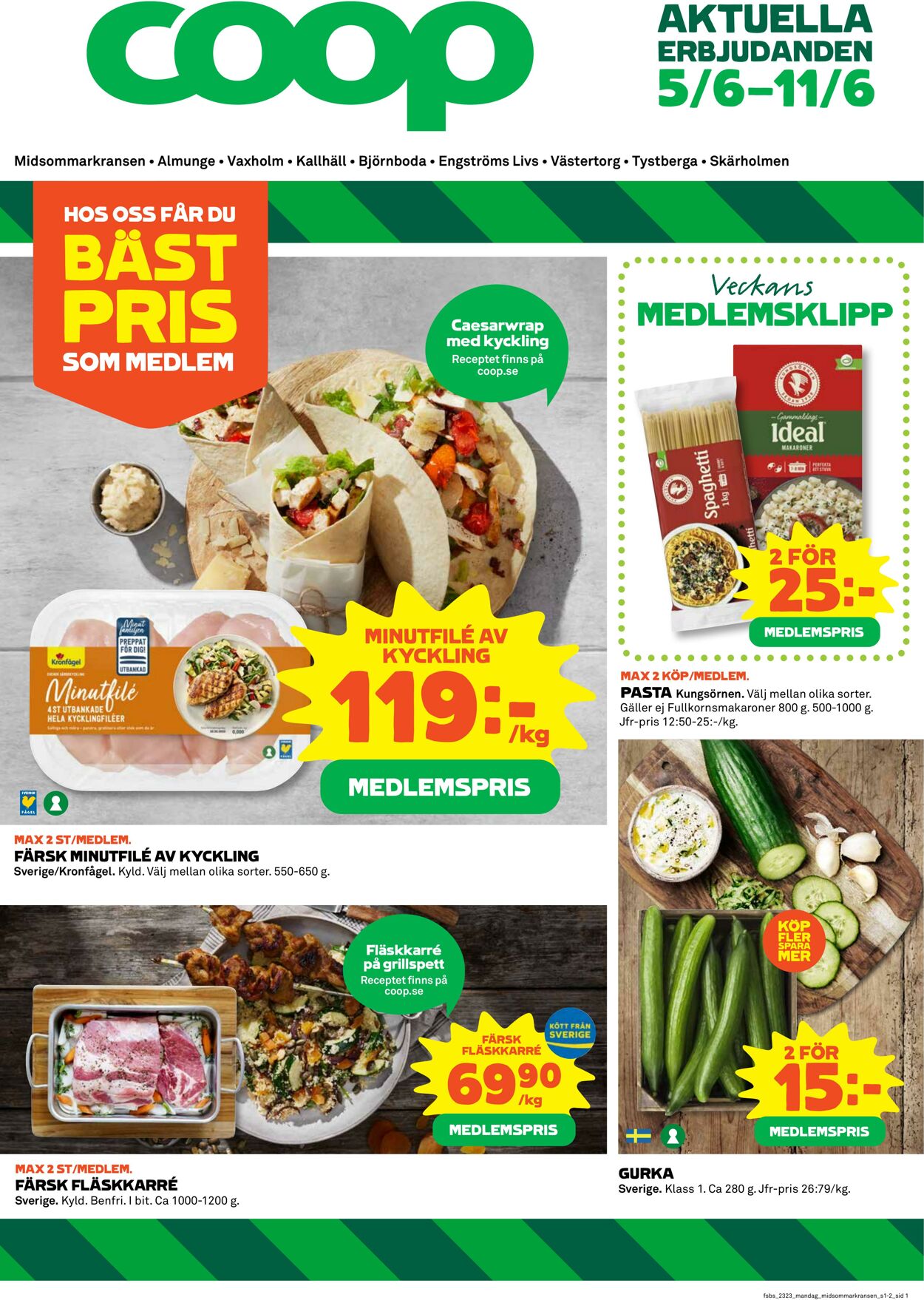 Erbjudanden Coop 05.06.2023 - 11.06.2023