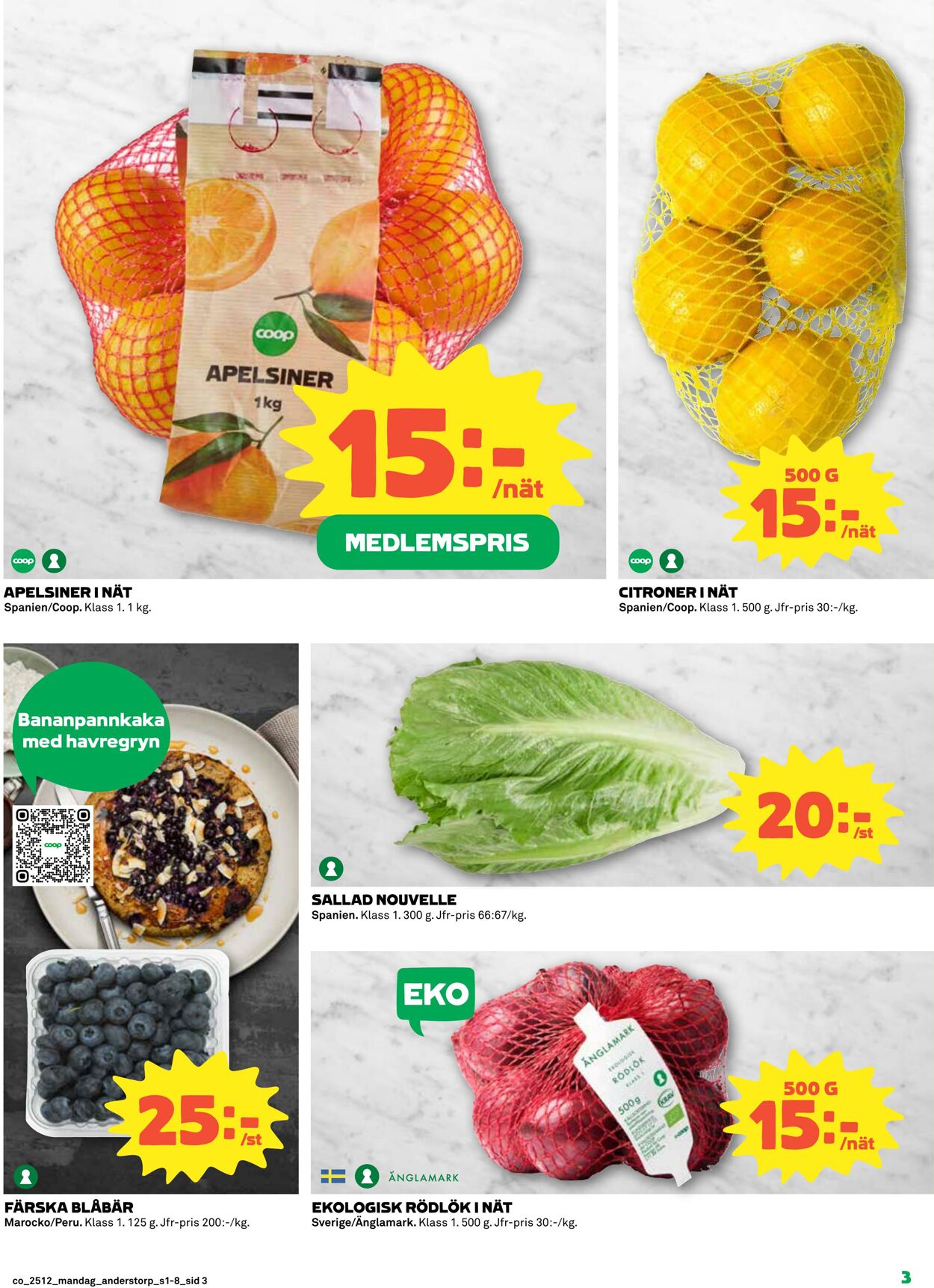 Erbjudanden Coop 17.03.2025 - 23.03.2025