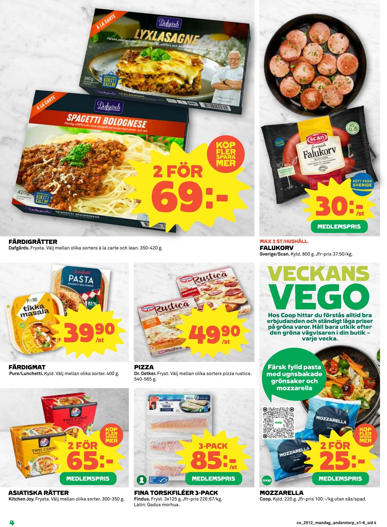 Erbjudanden Coop 17.03.2025 - 23.03.2025