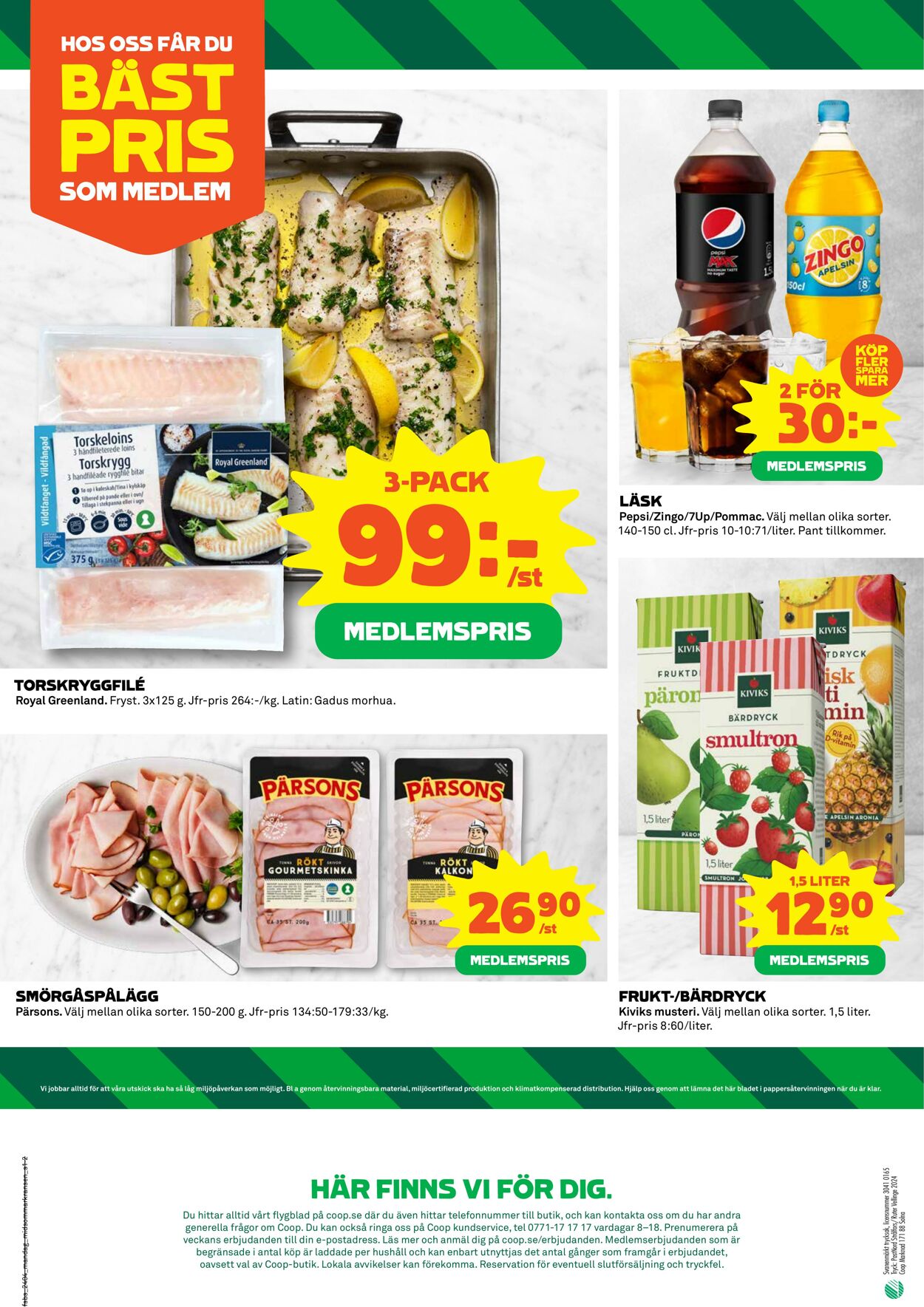 Erbjudanden Coop 22.01.2024 - 28.01.2024