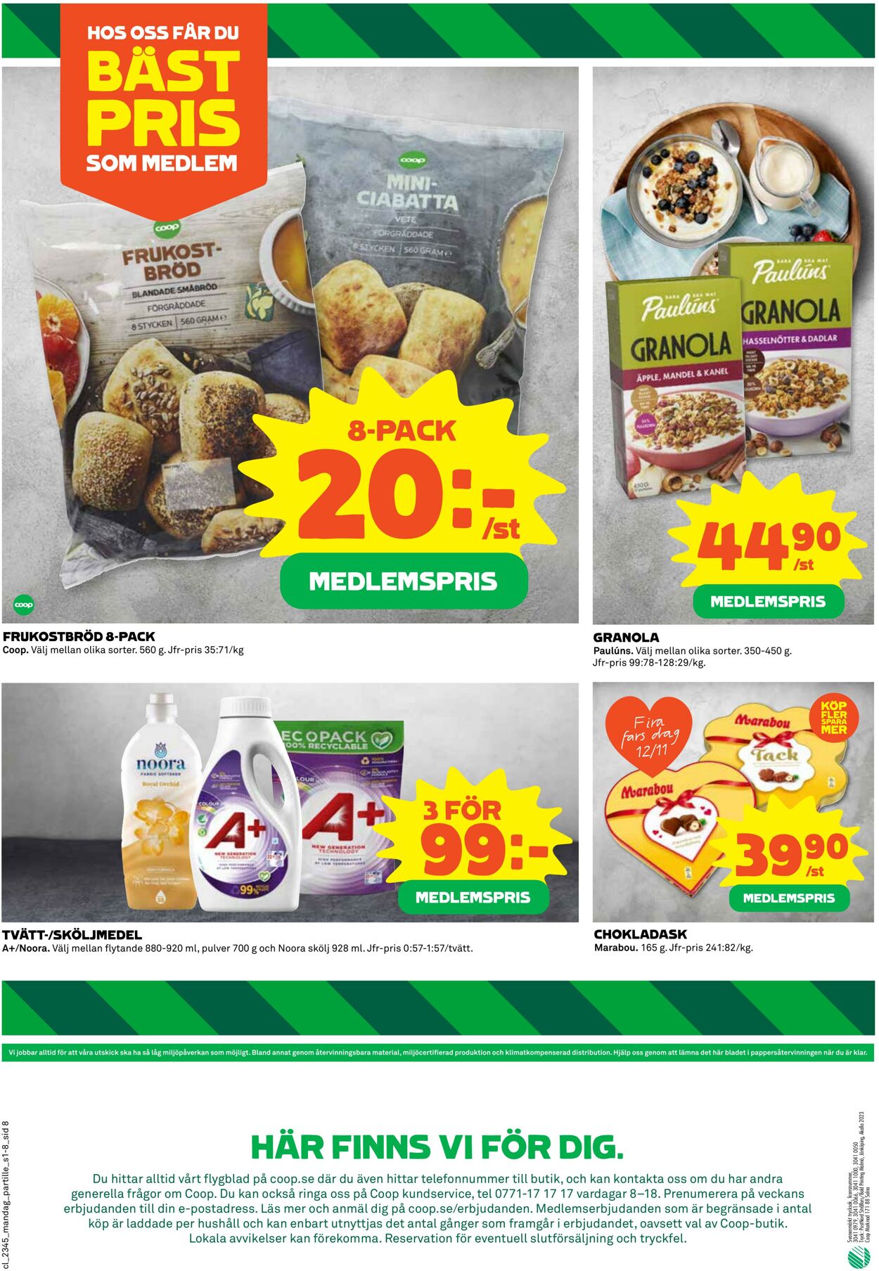 Erbjudanden Coop 06.11.2023 - 12.11.2023