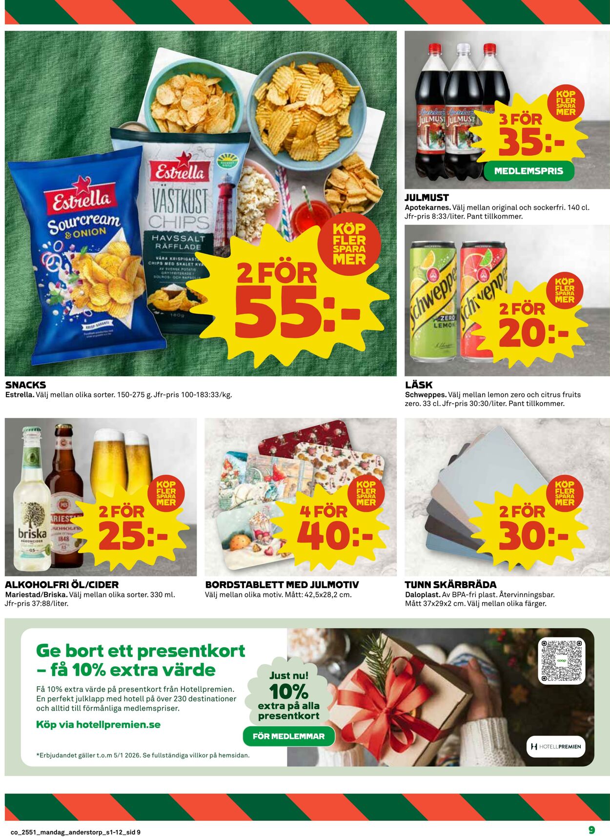 Erbjudanden Coop 22.12.2025 - 28.12.2025