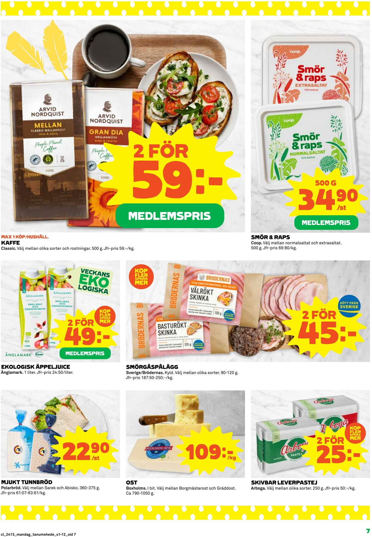 Erbjudanden Coop 25.03.2024 - 31.03.2024