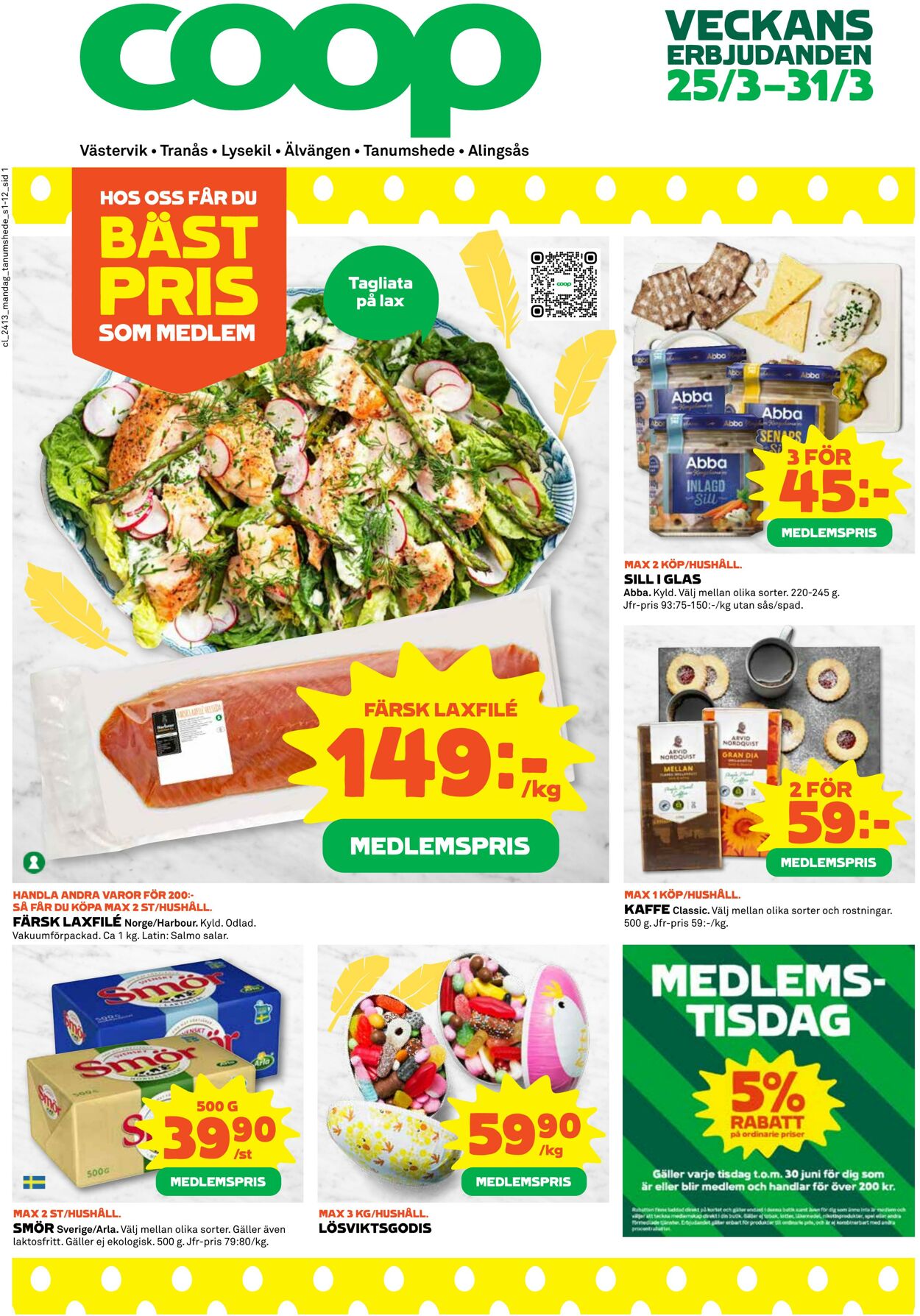 Erbjudanden Coop 25.03.2024 - 31.03.2024