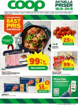 Erbjudanden Coop 18.08.2025 - 24.08.2025