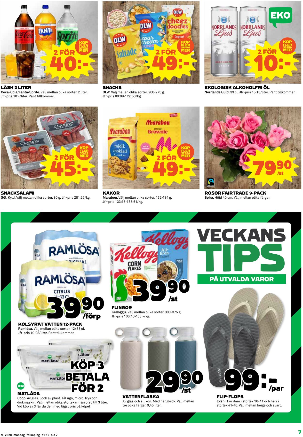 Erbjudanden Coop 07.07.2025 - 13.07.2025