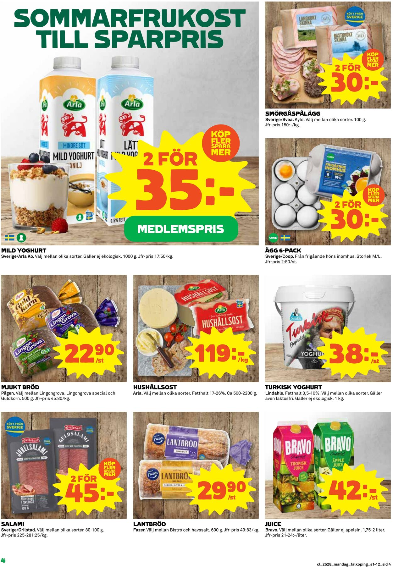 Erbjudanden Coop 07.07.2025 - 13.07.2025
