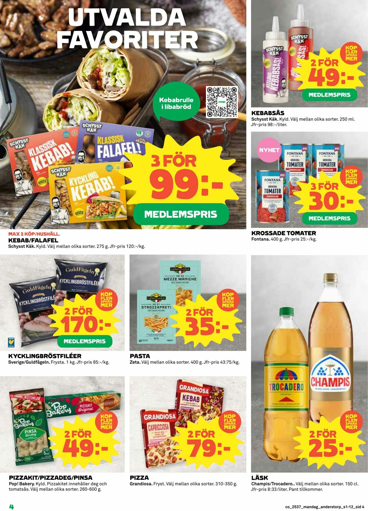 Erbjudanden Coop 08.09.2025 - 14.09.2025