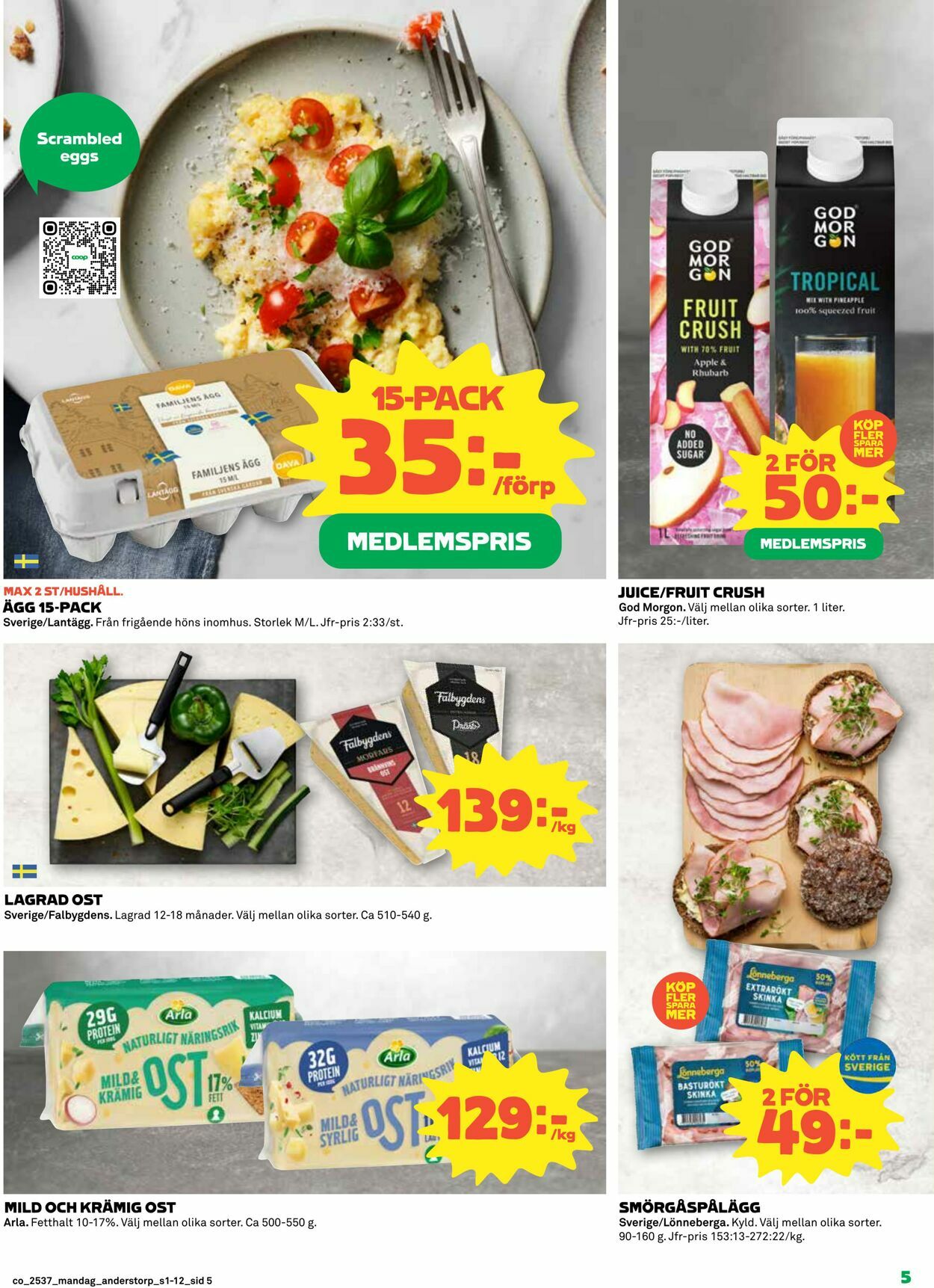 Erbjudanden Coop 08.09.2025 - 14.09.2025