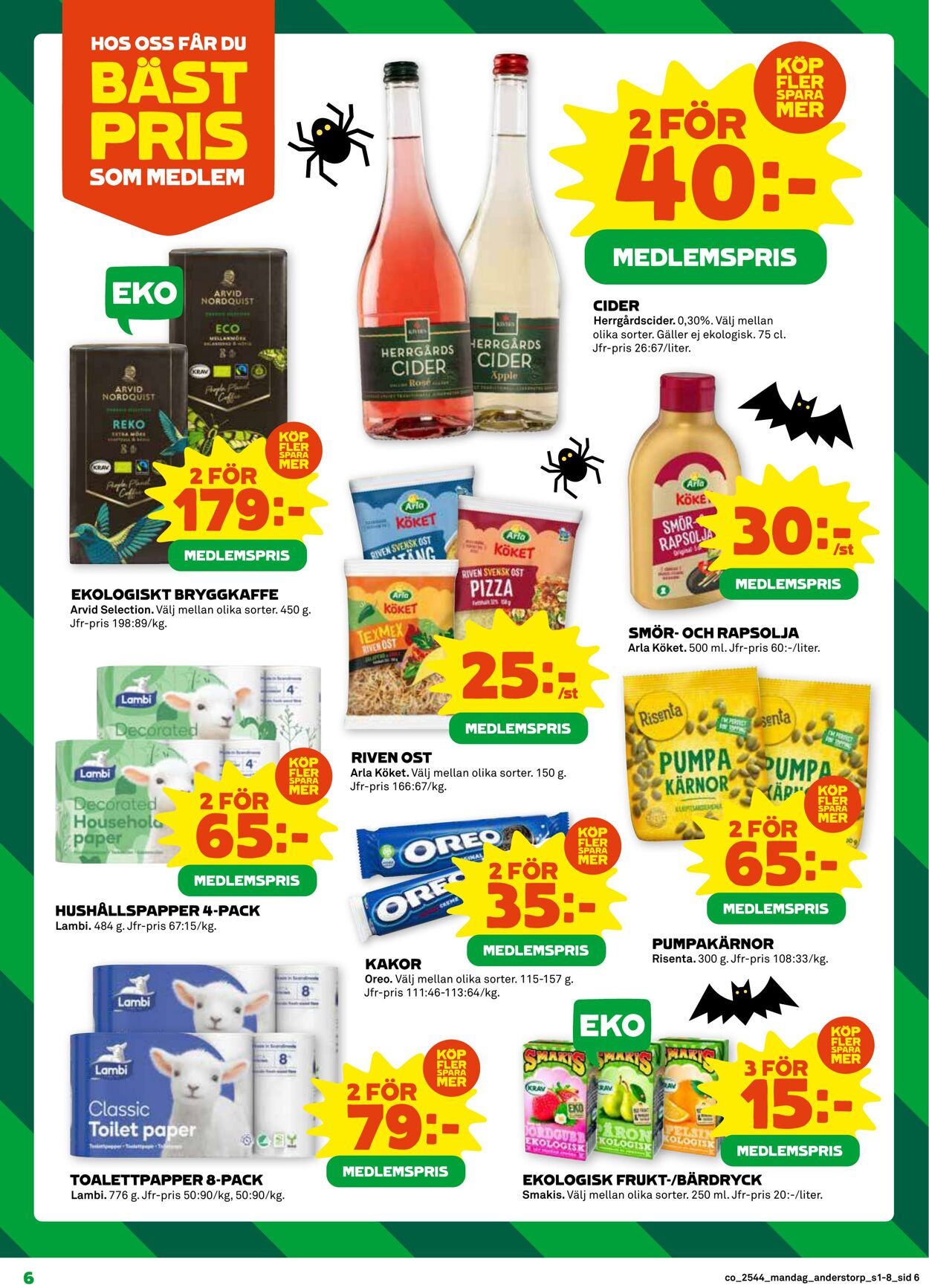 Erbjudanden Coop 27.10.2025 - 02.11.2025