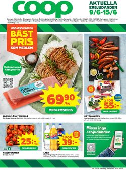 Erbjudanden Coop 09.06.2025 - 15.06.2025