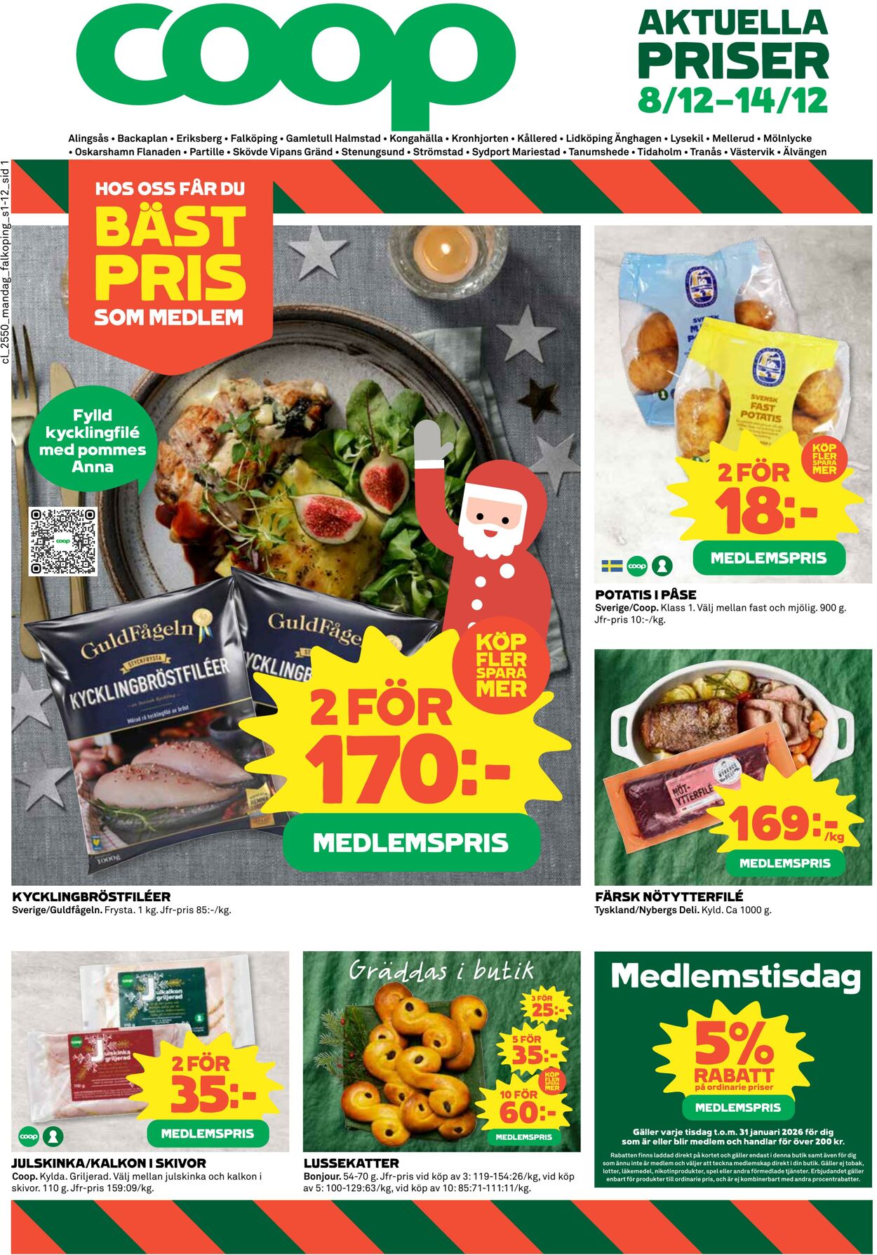 Erbjudanden Coop 08.12.2025 - 14.12.2025