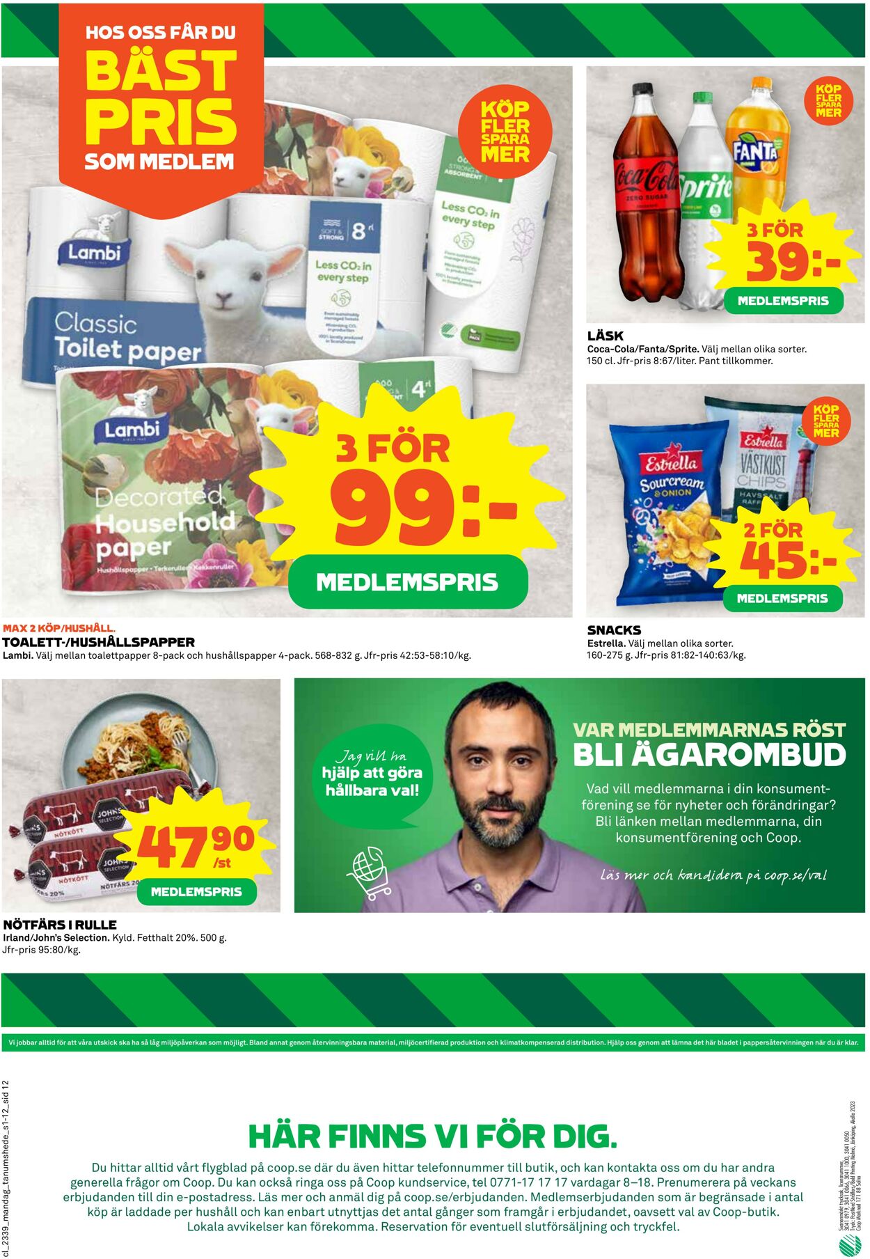 Erbjudanden Coop 25.09.2023 - 01.10.2023