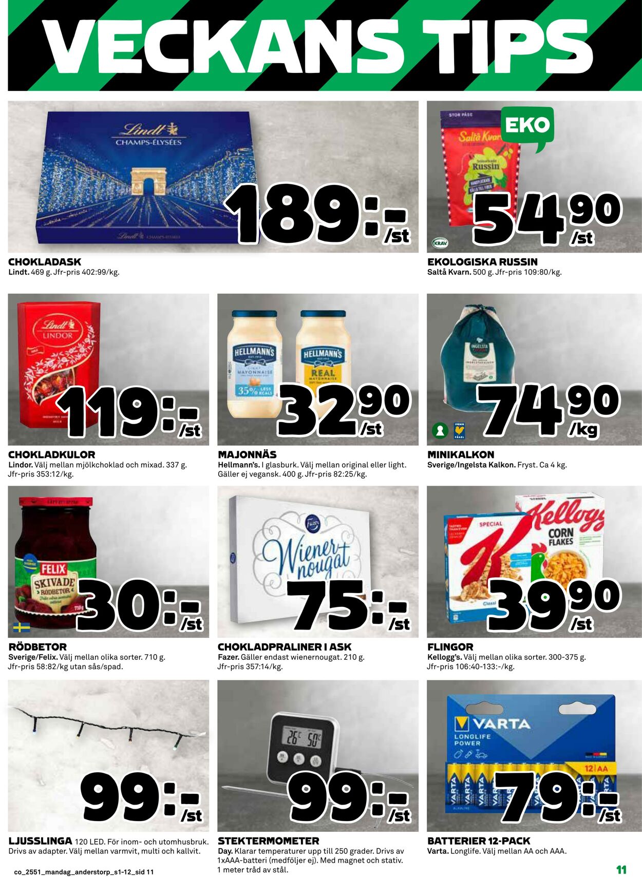 Erbjudanden Coop 15.12.2025 - 21.12.2025